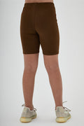 Girls Sustainable High Waist Biker Shorts