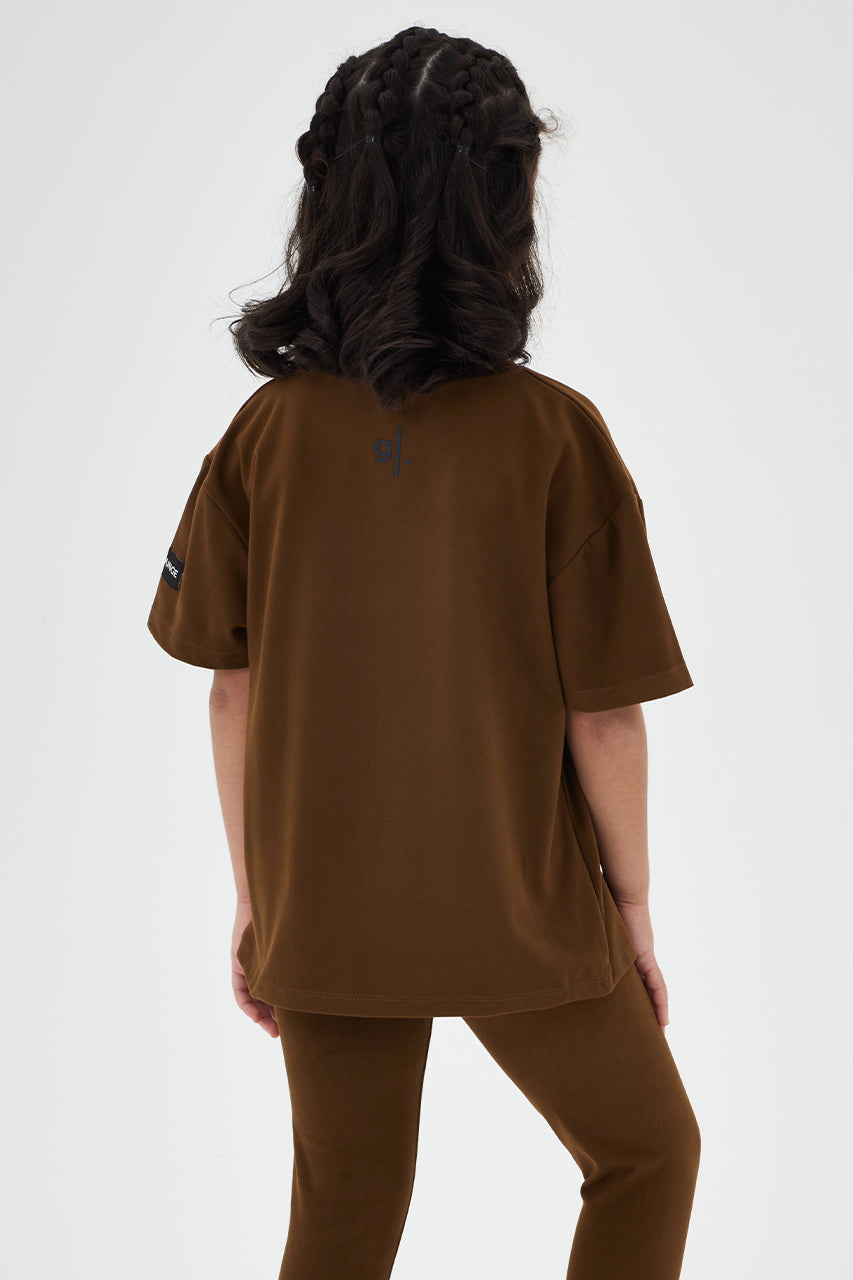 Girls Sustainable Oversized T-shirt