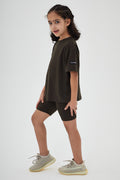 Girls Sustainable High Waist Biker Shorts