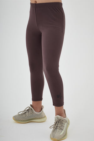 Girls Full Length Sustainable High Waist Leggings