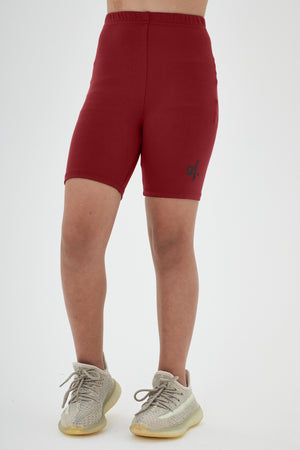 Girls Sustainable High Waist Biker Shorts