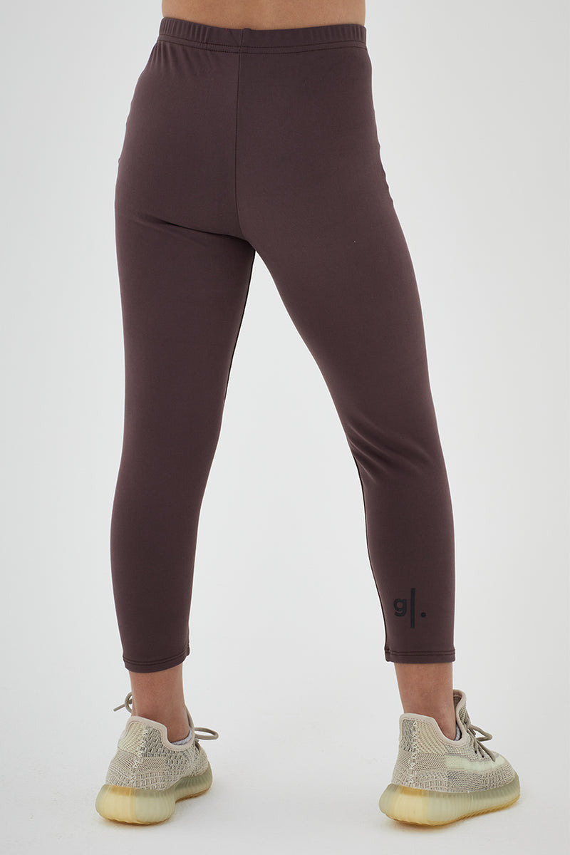 Girls Full Length Sustainable High Waist Leggings