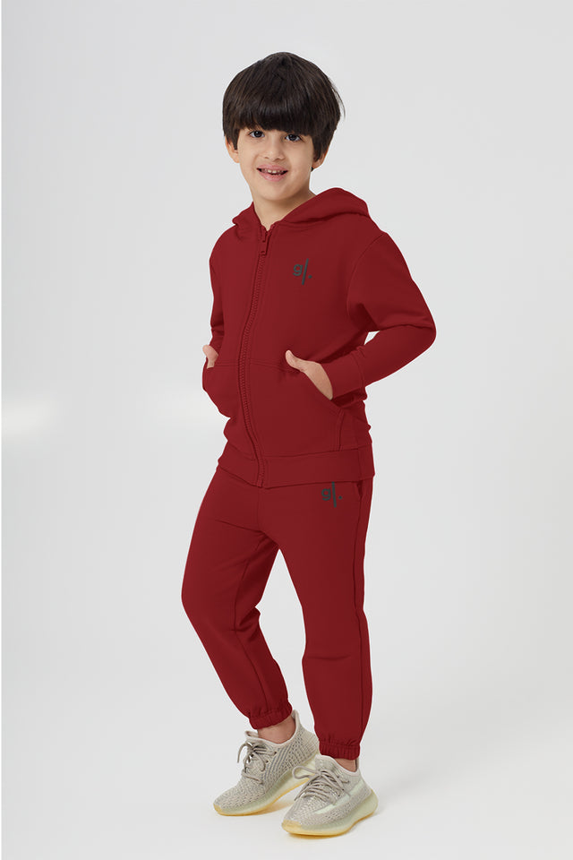 Organic Bamboo Cozy Zip Hoodie Boys
