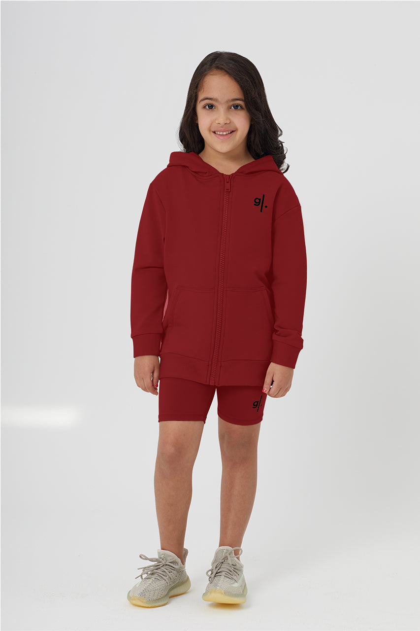 Organic Bamboo Cozy Zip Hoodie Girls