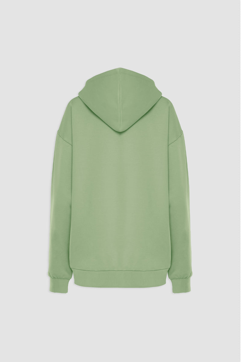 Organic Bamboo Women Oversized Zip Up Hoodie