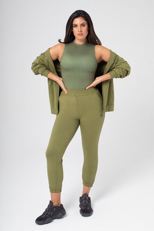 Women's Sustainable Sleeveless Mid-Thigh Print Bodysuit