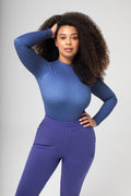 Women's Sustainable Long Sleeve Print Crewneck Bodysuit