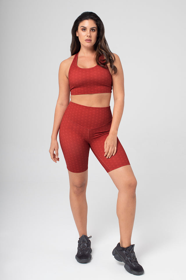 Women's Sustainable Print Every Body High Waist Biker Shorts