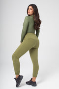 Women's Sustainable Long Sleeve Print Crewneck Bodysuit