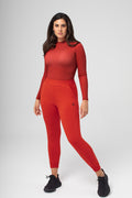 Women's Sustainable Long Sleeve Print Crewneck Bodysuit