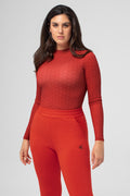 Women's Sustainable Long Sleeve Print Crewneck Bodysuit