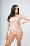 Women's Sustainable Long Sleeve Print Crewneck Bodysuit