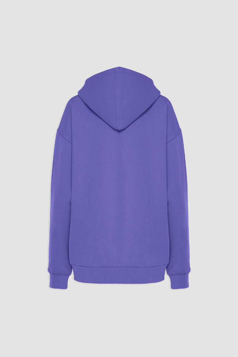 Organic Bamboo Women Oversized Zip Up Hoodie