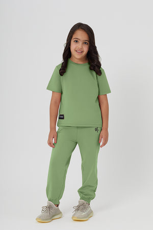 Organic Bamboo Girls Joggers