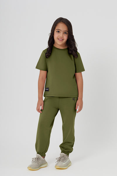 Organic Bamboo Girls Joggers