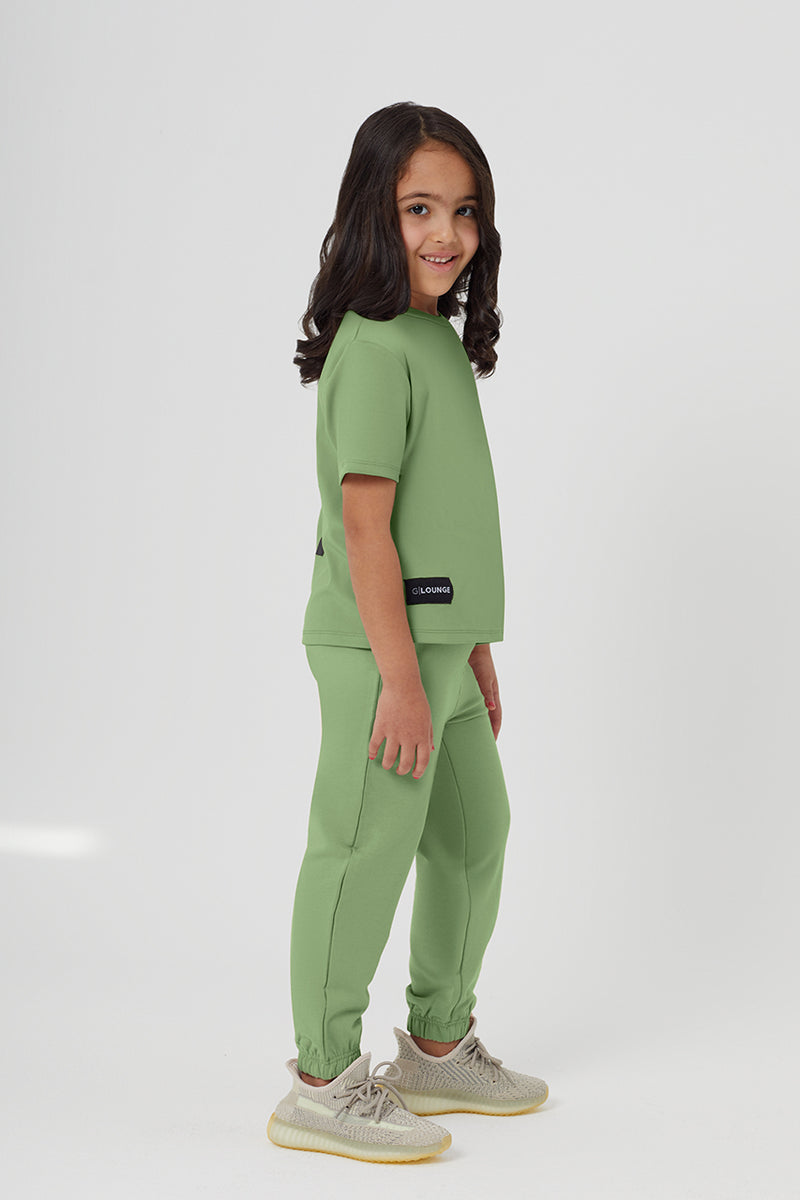 Organic Bamboo Girls Joggers