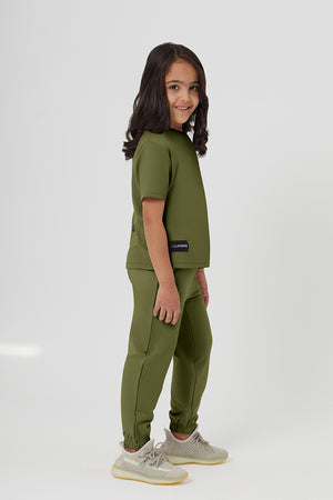 Organic Bamboo Girls Joggers