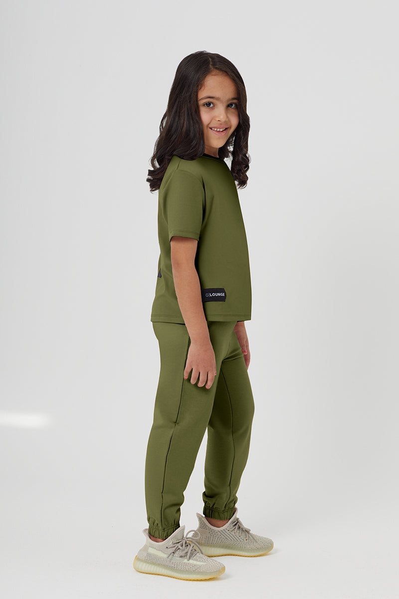 Organic Bamboo Girls Joggers