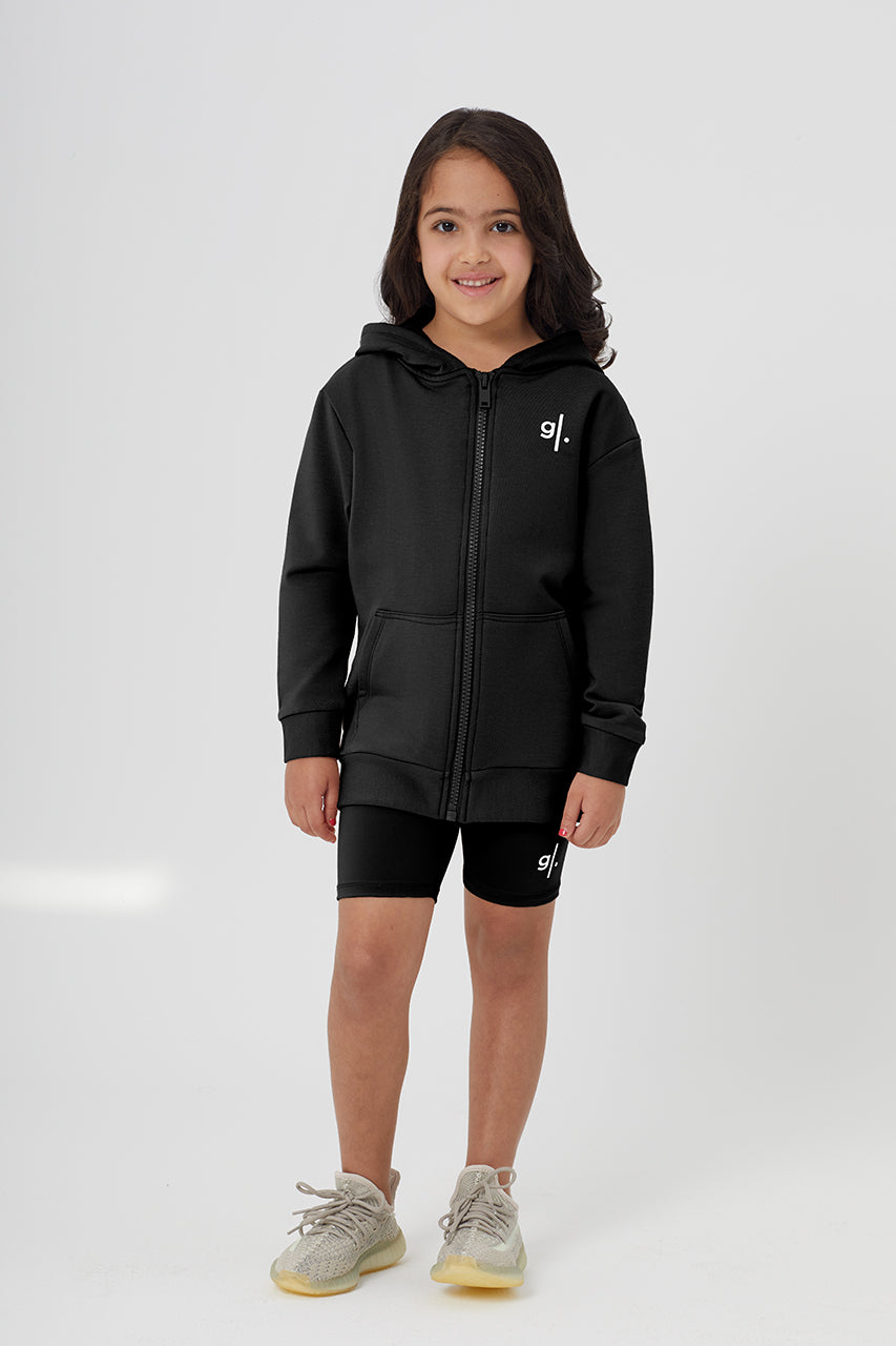 Organic Bamboo Cozy Zip Hoodie Girls