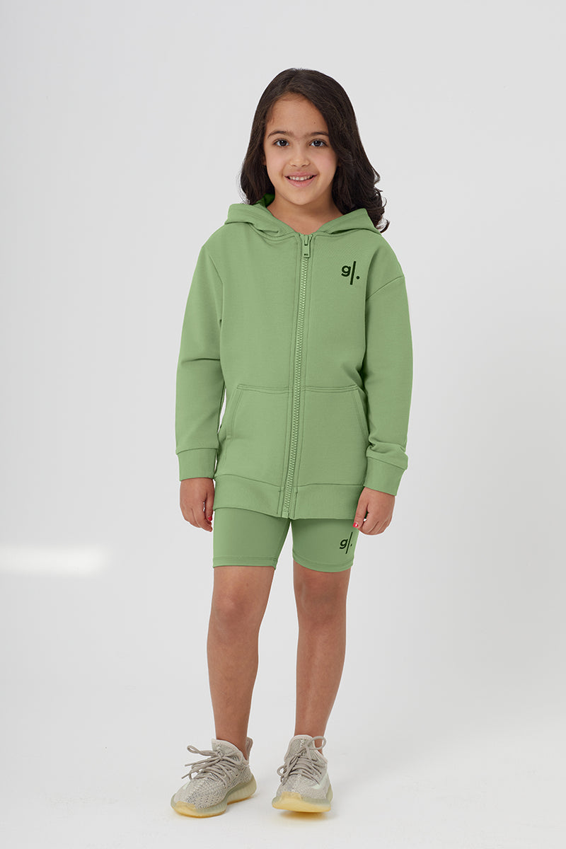 Organic Bamboo Cozy Zip Hoodie Girls