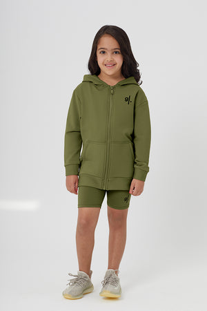 Organic Bamboo Cozy Zip Hoodie Girls
