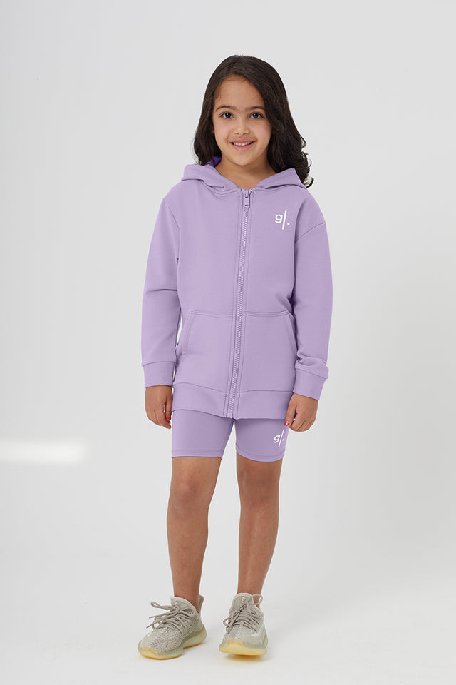 Organic Bamboo Cozy Zip Hoodie Girls