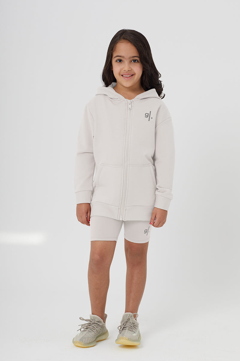 Organic Bamboo Cozy Zip Hoodie Girls