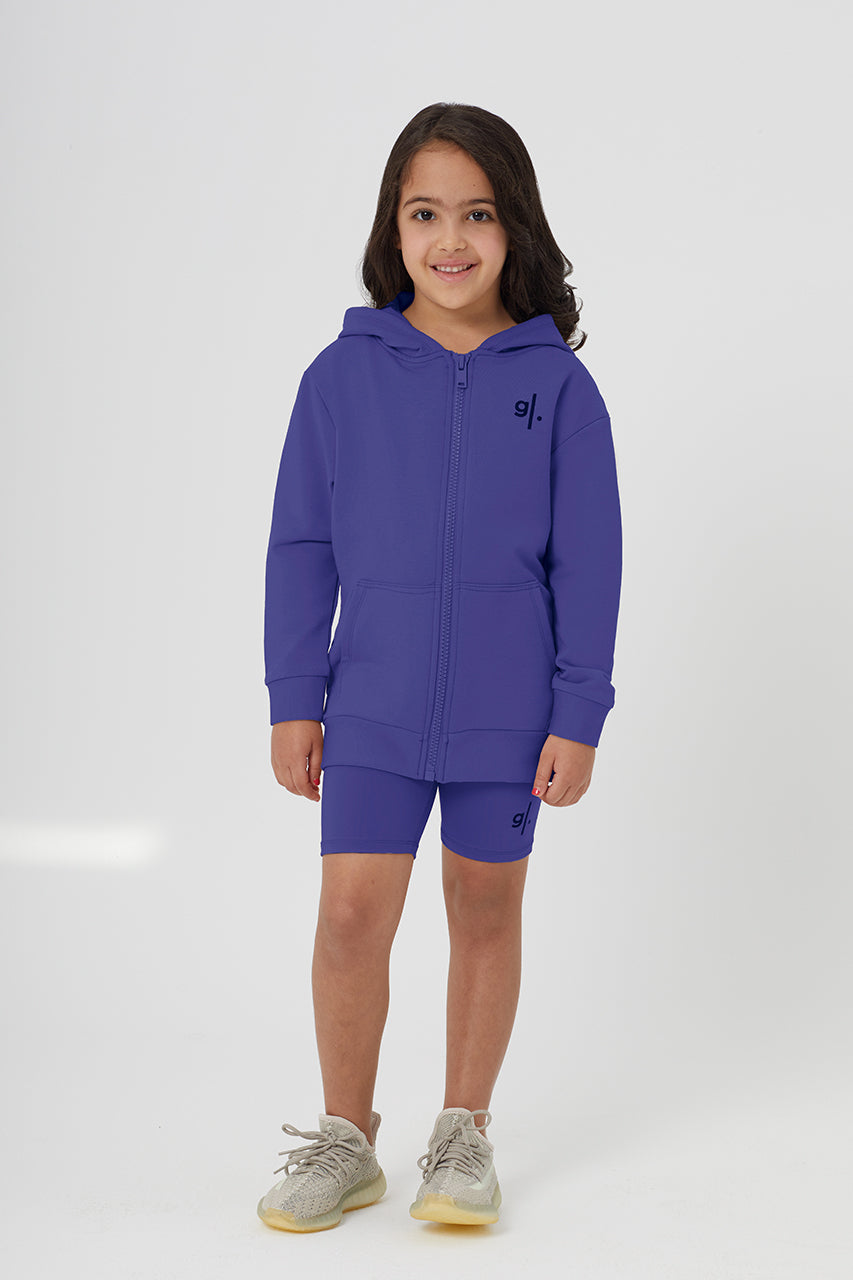 Organic Bamboo Cozy Zip Hoodie Girls