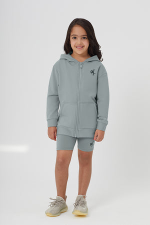 Organic Bamboo Cozy Zip Hoodie Girls