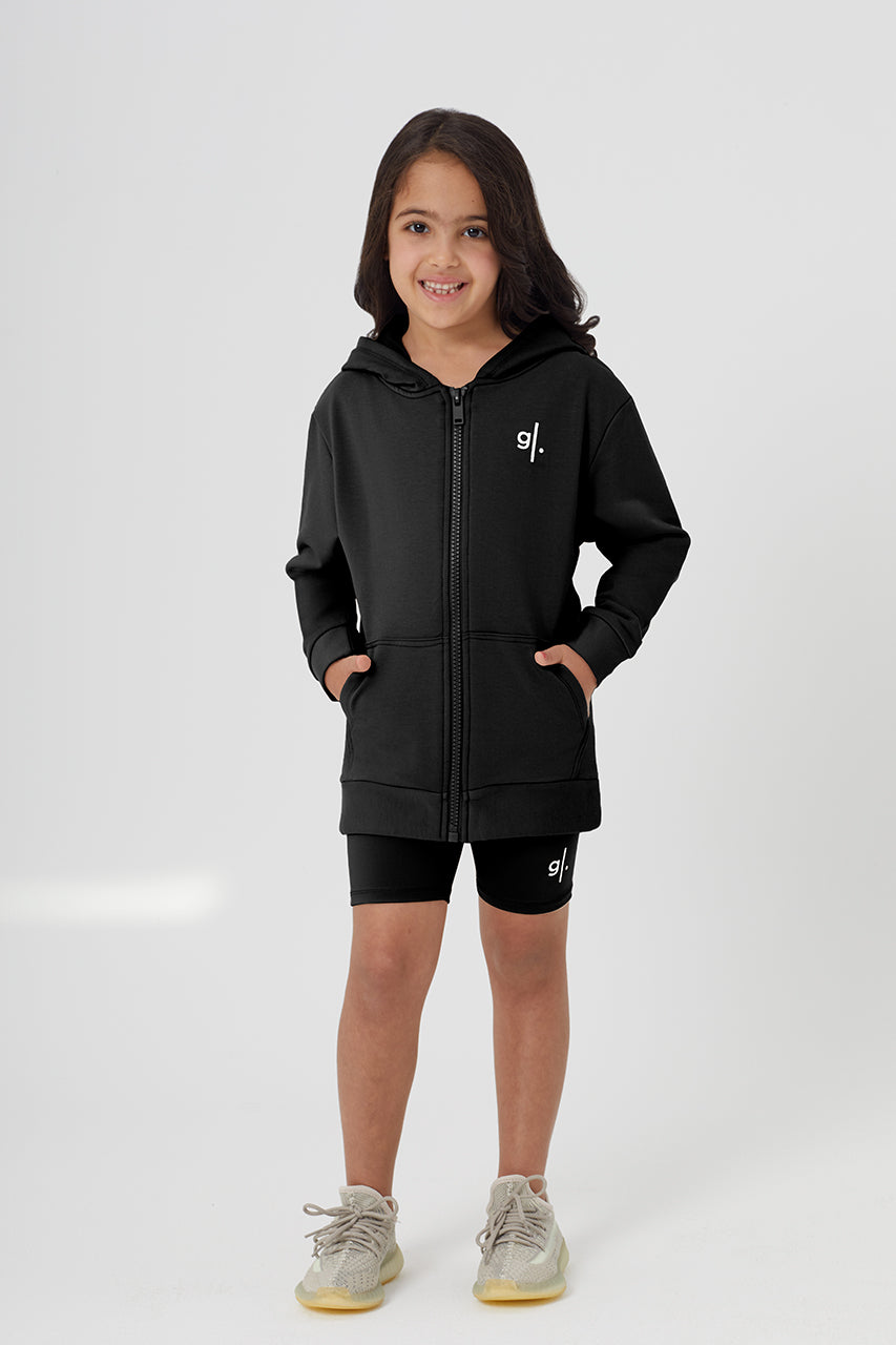 Organic Bamboo Cozy Zip Hoodie Girls