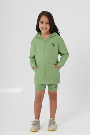 Organic Bamboo Cozy Zip Hoodie Girls