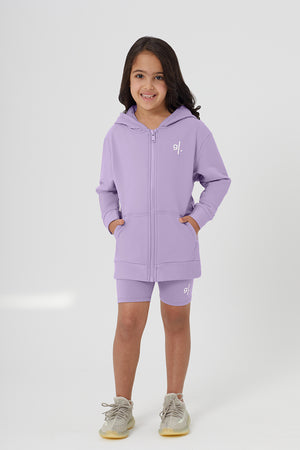 Organic Bamboo Cozy Zip Hoodie Girls