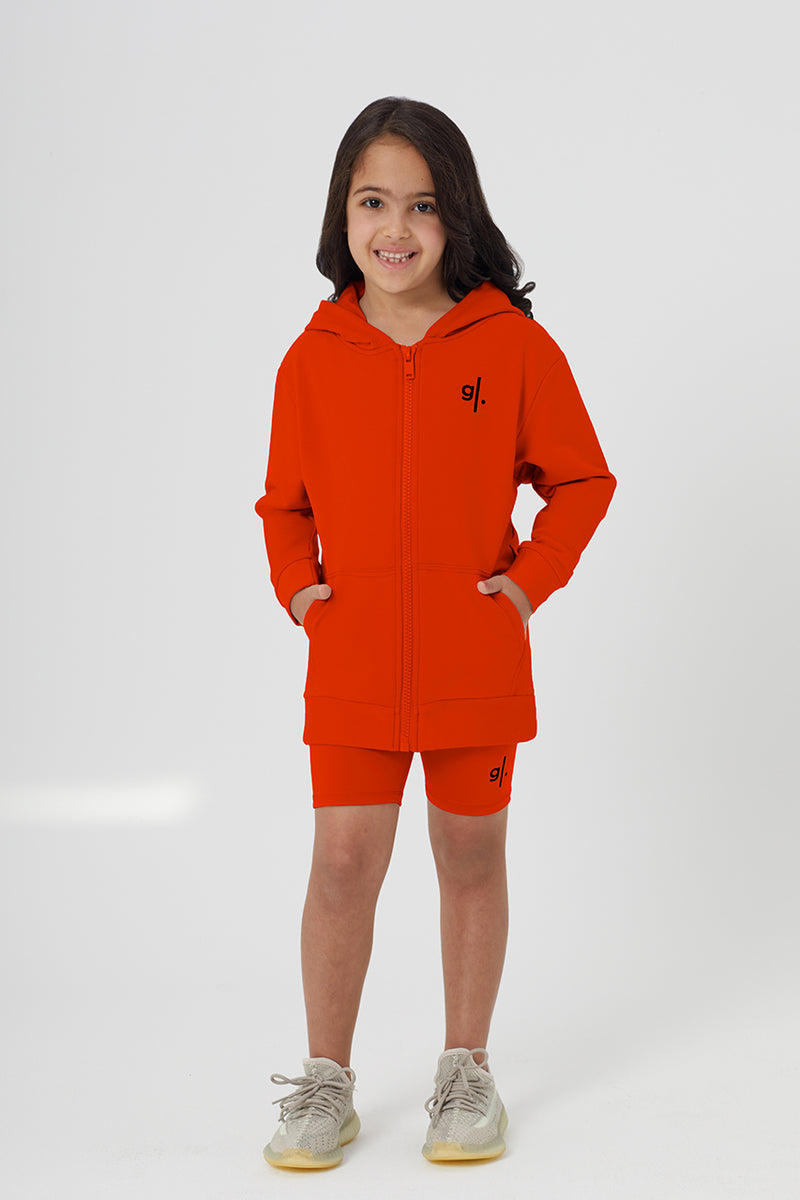 Organic Bamboo Cozy Zip Hoodie Girls