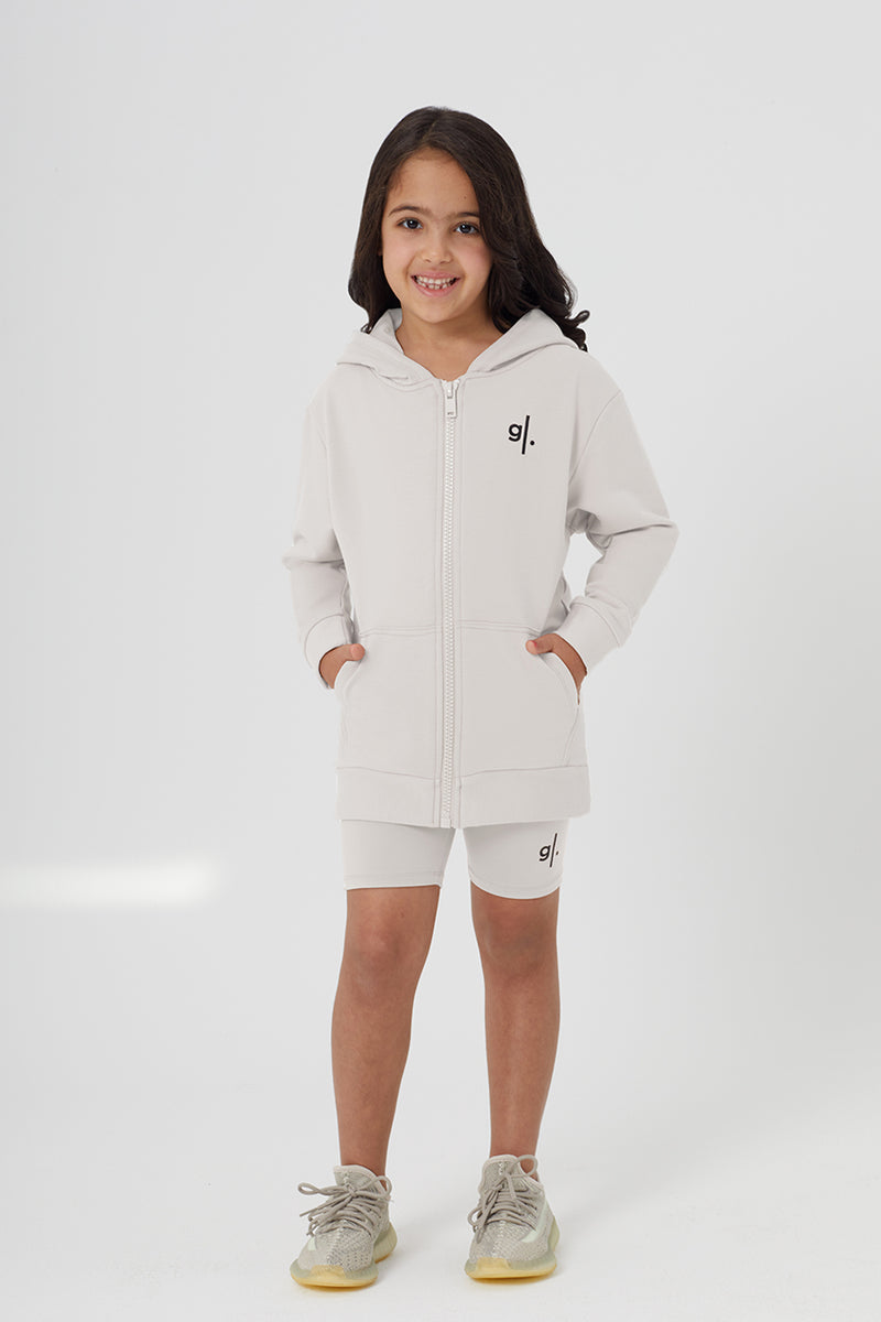 Organic Bamboo Cozy Zip Hoodie Girls