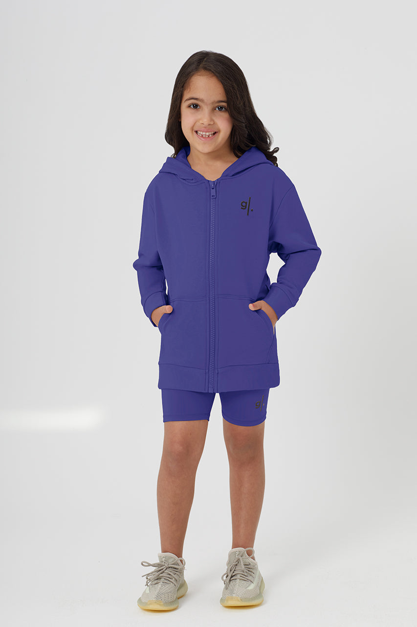 Organic Bamboo Cozy Zip Hoodie Girls
