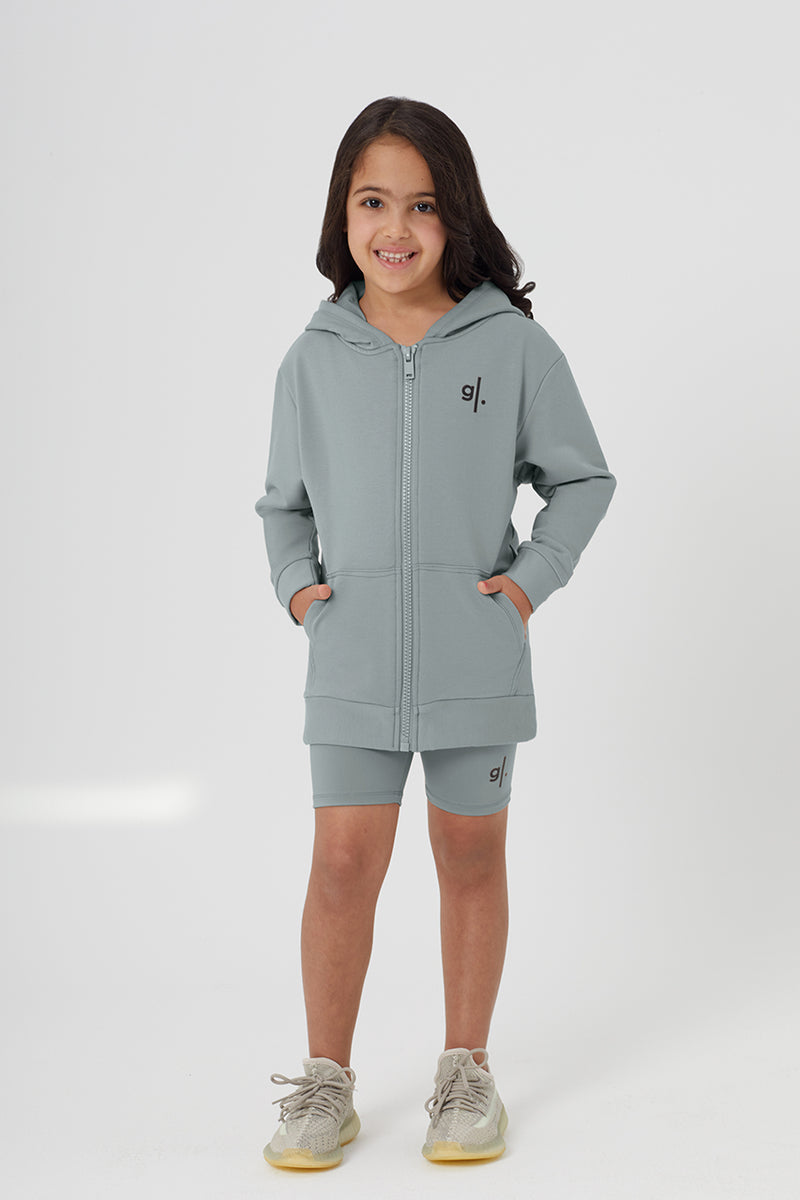 Organic Bamboo Cozy Zip Hoodie Girls