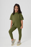Girls Full Length Sustainable High Waist Leggings