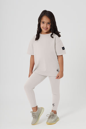 Girls Full Length Sustainable High Waist Leggings