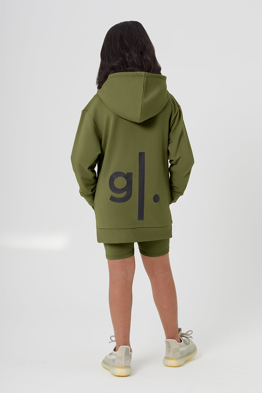 Organic Bamboo Cozy Zip Hoodie Girls