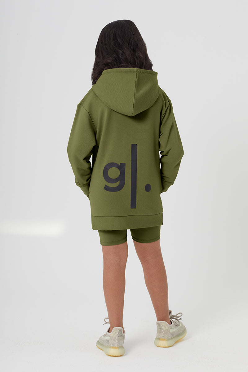 Organic Bamboo Cozy Zip Hoodie Girls