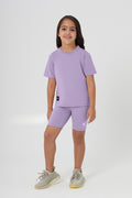 Girls Sustainable High Waist Biker Shorts