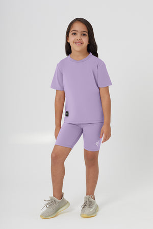 Girls Sustainable High Waist Biker Shorts