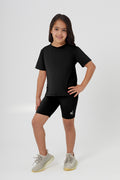 Girls Sustainable High Waist Biker Shorts