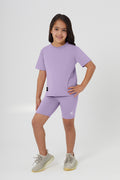 Girls Sustainable High Waist Biker Shorts