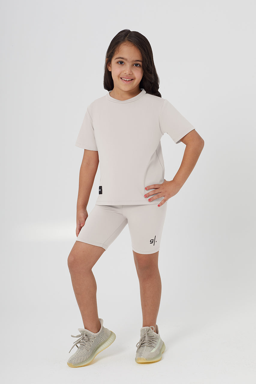 Girls white clearance biker shorts