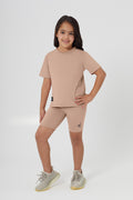 Girls Sustainable High Waist Biker Shorts