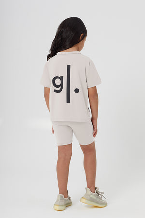 Girls Sustainable High Waist Biker Shorts