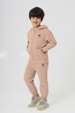 Organic Bamboo Cozy Zip Hoodie Boys