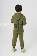 Organic Bamboo Cozy Zip Hoodie Boys