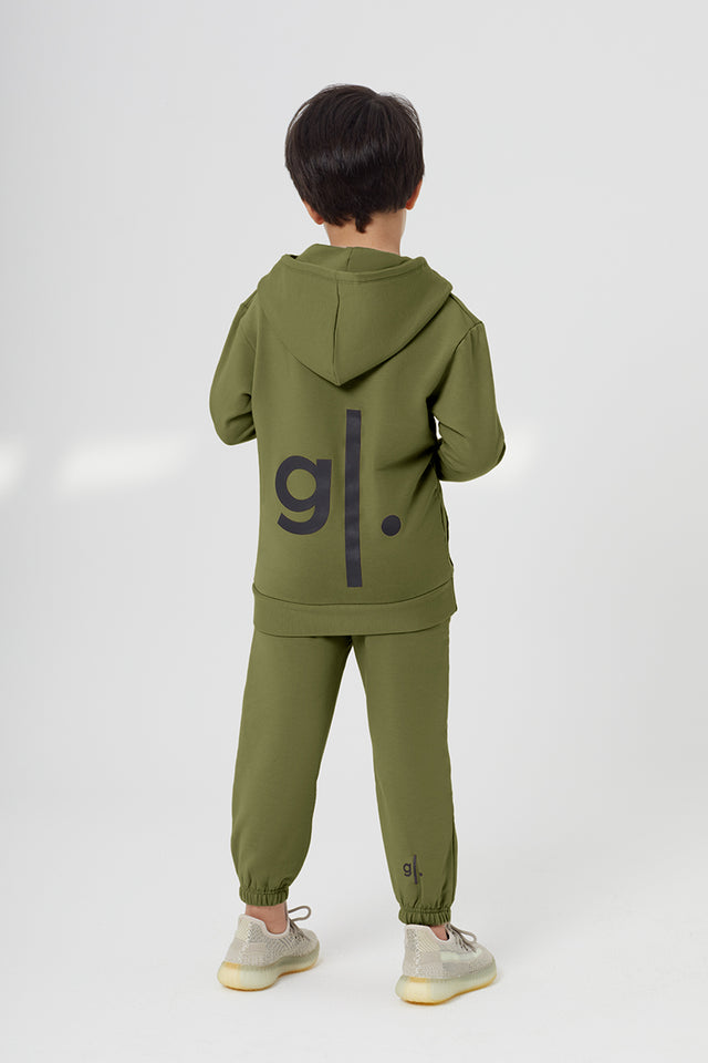 Organic Bamboo Cozy Zip Hoodie Boys